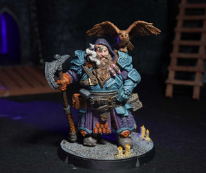 0101 RPG Zwerg „Andor Trosdain“ mit Eule