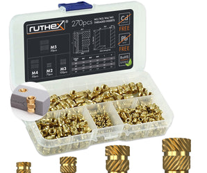 Ruthex M2 / M3 / M4 / M5 Gewindeeinsatz Sortimentskasten