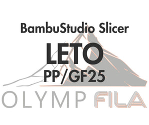 Slicerprofil BambuStudio für OlympFILA LETO PP/GF25
