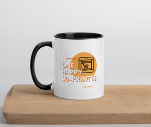 Tasse mit farbiger Innenseite *one happy 3d-printer*